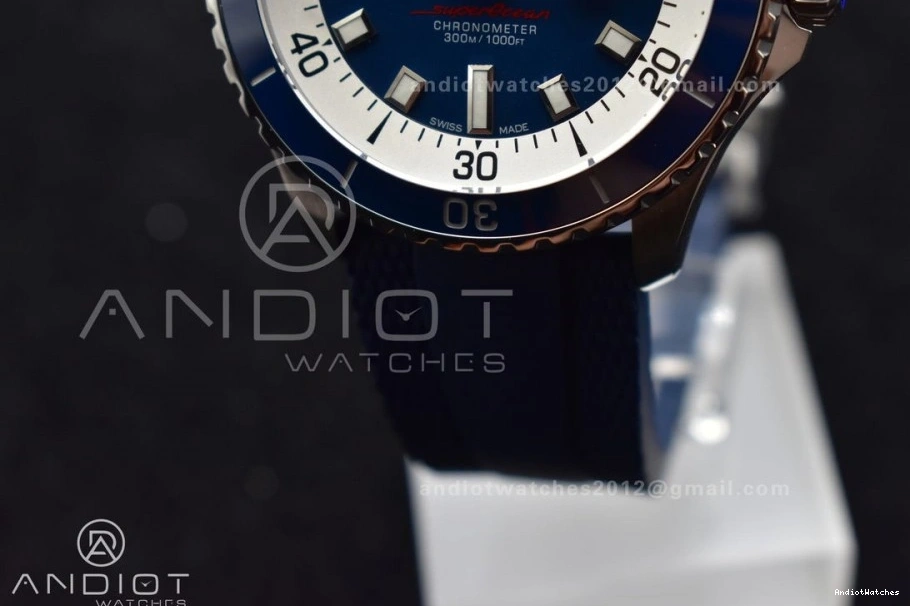 Edition Rubber 1:1 A on 42 SuperOcean Best SS Strap BLSF Dial 1168 Automatic Blue Contemporary Blue 1210